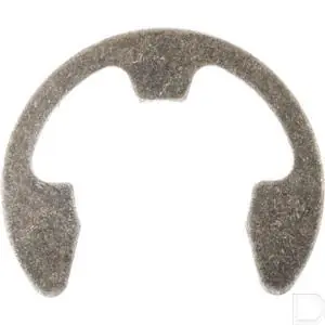 Beperkte Voorraad Borgring as 24mm zwart DIN6799