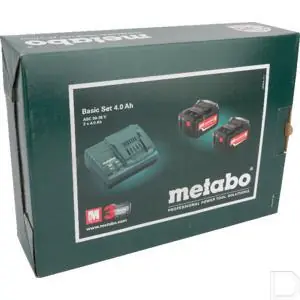 Finale Uitverkoop Basisset 18V - 2x 4.0Ah + lader ASC 55