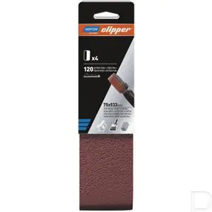 Schuurband 75x533mm K120 4stuks Must-Have