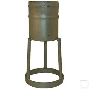 Zuigstuk 6" met korf Verzinkt Must-Have