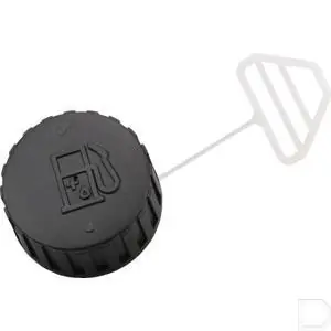 Handgemaakt Tankdop D zwart