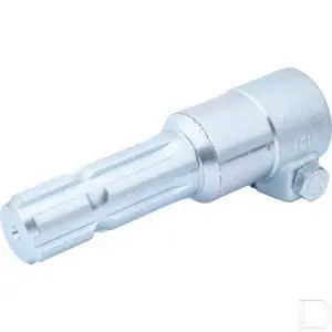 Spline adapter 1-3/8"(Z=6)bu x 1-3/8"(Z=21)bi met klembout Luxe