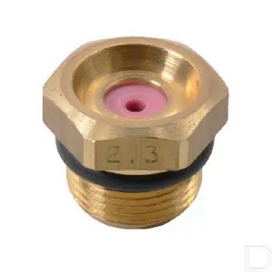 Authentiek Kegeldop Ø 2.3mm messing