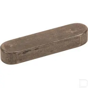 Inlegspie RVS A4 12x8x50 DIN6885A Handgemaakt