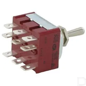 Schakelaar 3 pins MOM-OFF-MOM Korting