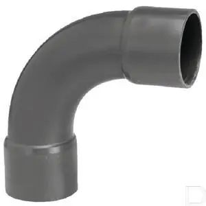 Lage Prijs Bocht 90° 90x90mm 16bar PVC-U