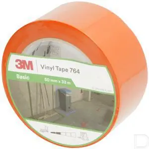 Luxe Vinyl tape universeel 764 50mm x 33m oranje