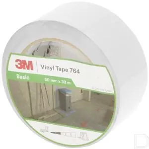 Beperkt Aanbod Vinyl tape 764 Wit 50mm x 33m