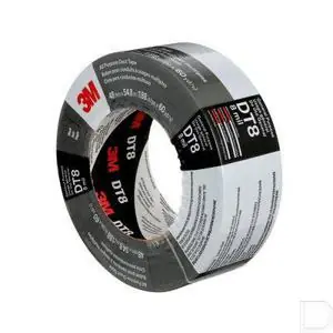 Ducttape DT8 zwart 48mm x 54.8m Budget
