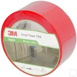 Vinyl tape 764 Rood 50mm x 33m Ambachtelijk