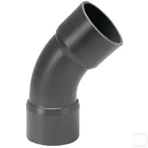 Bocht 45° 110x110mm 12.5bar PVC-U Koop Vandaag