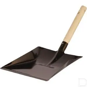 Veegblik zwart 22cm Handgemaakt