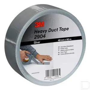Duct tape 2904 heavy duty 48mm rol 50m zilver Meest Verkocht