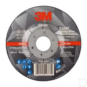 Afbraamschijf Silver T27 Ø 115x7mm Geld-Terug-Garantie