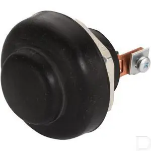 Budget Drukschakelaar M22 2x schroefaansluiting >5mm 12/24V 20/15A zwart