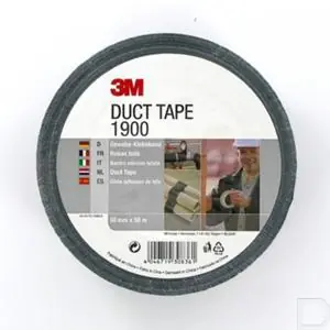 Duct tape Economy 1900 50mm rol 50m zwart Nu Kopen