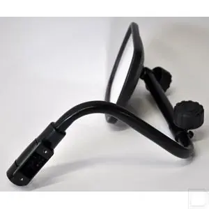 Spiegel met telesc. arm links stang Ø 16mm arml. 290-420mm Nieuw Model