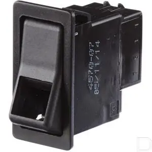 Laatste Versie Drukschakelaar inbouw 2 traps 12/24V zwart