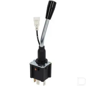 Luxe Stuurkolomschakelaar richtingaanwijzer dimlicht & grootlicht hendellengte 108mm vlakstekkeraansluiting 6.3mm bevestiging: 2x M12 12V 8/10A