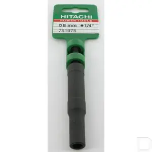 Dopbit 1/4" 6-kant met 8mm dop kracht Direct Verzonden