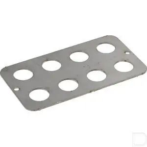 Montageplaat voor Joystick 2x 4 gaten Exclusief