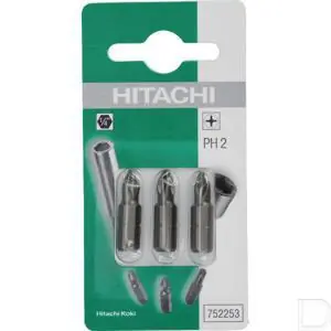 Schroefbit 1/4" 6-kant Philips PH2 25mm lang 3stuks Plaats Bestelling