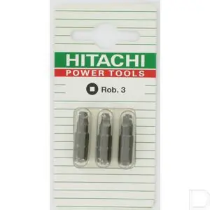 Schroefbit 1/4" 6-kant Robertson vierkant nr. 3 3stuks Goedkoop