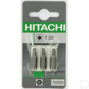 Schroefbit 1/4" 6-kant Torx TX20 25mm lang 3stuks Veilige Betaling