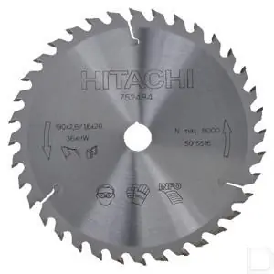 Cirkelzaagblad Ø 190 x 20mm voor hout T36 Gratis Verzending