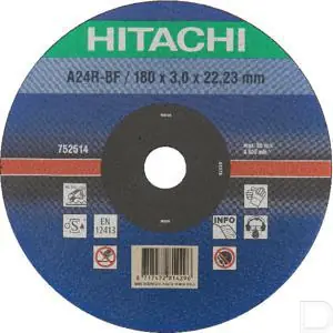 Doorslijpschijf A24R T41 180x3x22.23mm metaal Veilige Betaling