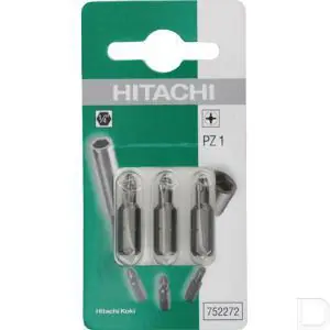 Schroefbit 1/4" 6-kant Pozidriv PZ1 25mm lang 3stuks Origineel