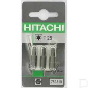 Superprijs Schroefbit 1/4" 6-kant Torx TX25 25mm lang 3stuks