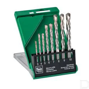 Steenboren in cassette 8-delig Premium