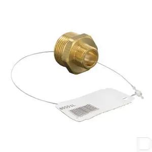 Verloopstuk 3/4"x3/8" 2x male messing Beperkt Aanbod