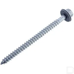 Plaatbout met neopreen ring 6.5x90 verzinkt DIN7976 Laatste Versie