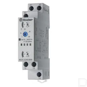 Tijdrelais 1W 16A 12-240VUC Betrouwbaar