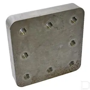 Limited Edition Aanlasplaat 145x145 8xM20