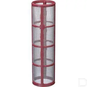 Binnenfilter Ø 50x220mm 16 mesh bruin-rood Laatste Versie