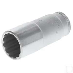 Dopsleutel 3/8" 4-kant met dop 20mm lange uitvoering 12-kant Ambachtelijk