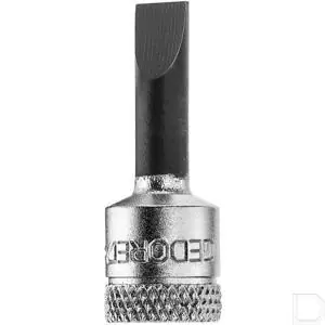 Dopsleutel 1/4" 4-kant met zaagsnede 4mm Gratis Verzending