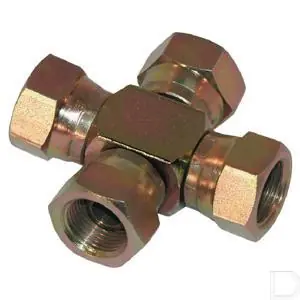 Korting Kruiskoppeling 1/4 BSP met wartel