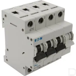 Exclusief Installatieautomaat 16A 4-polig met NUL C-kar 15kA