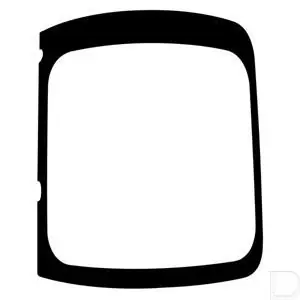 Achterruit 815x820x5mm Nieuwe Collectie