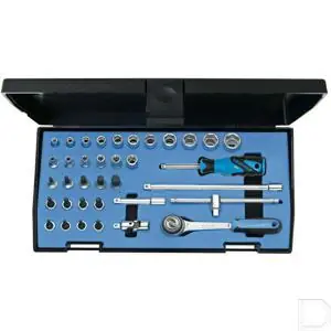 Snelle Levering Dopsleutelset 1/4" 6-kant 36-delig