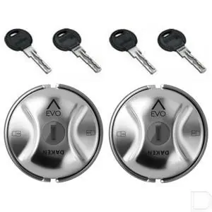 Veiligheidsslot Saturn Evo voor bedrijfswagen met sleutels set 2stuks Op = Op