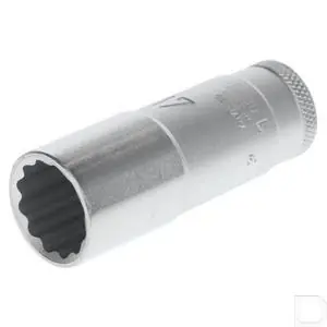 Dopsleutel 3/8" 4-kant met dop 17mm lange uitvoering 12-kant Beperkte Voorraad