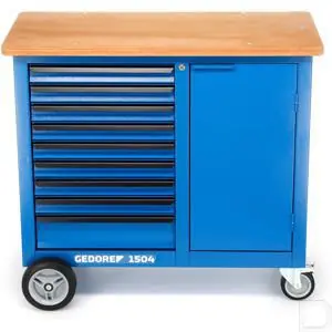 Rolwerkbank met 9 schuifladen Voordeelprijs