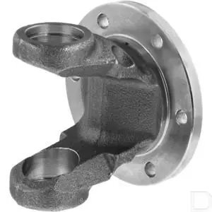 Flensgaffel 6x6mm afmetingen gat Ø 75mm flens 35° hoek Limited Edition