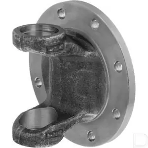 Wereldwijde Verzending Flensgaffel 8x8mm afmetingen gat Ø 120mm flens 25° hoek