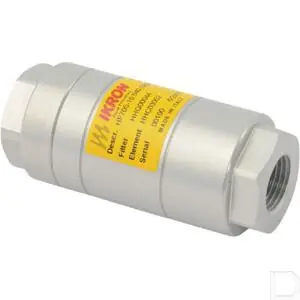 Populair Hogedrukfilter inline 10µ 3/4" BSP